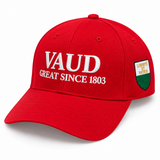 Casquette Vaud GREAT SINCE 1803 – Drapeau Vaudois Brodé