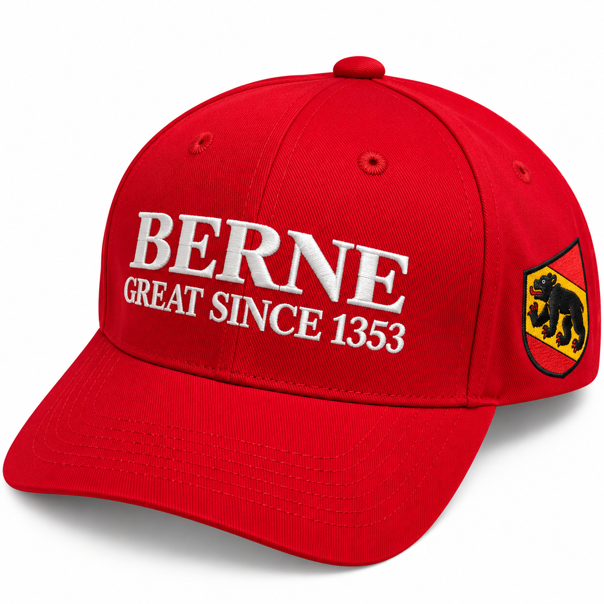 Casquette Berne GREAT SINCE 1353 – Drapeau Bernois Brodé