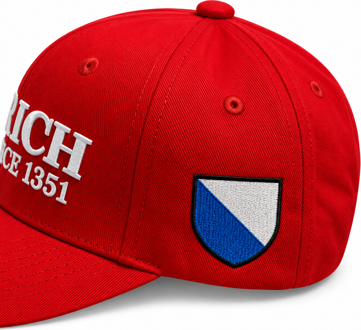 Casquette Zürich GREAT SINCE 1351 – Drapeau Zurichois Brodé
