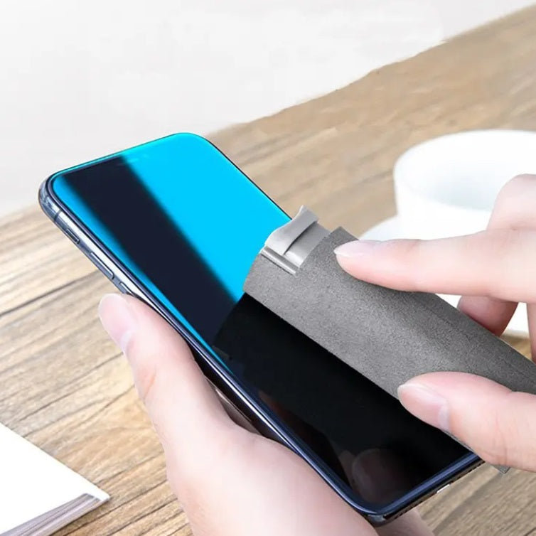 Handy-Bildschirmreiniger – Kompaktes Zubehör mit Tuch