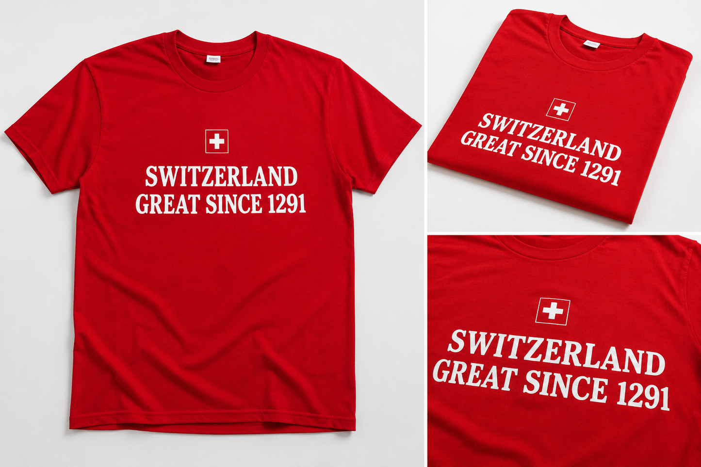 T-shirt Suisse "SWITZERLAND GREAT SINCE 1291"