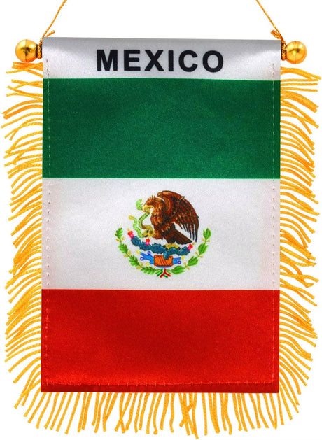 Décoration de rétroviseur drapeau du Mexique