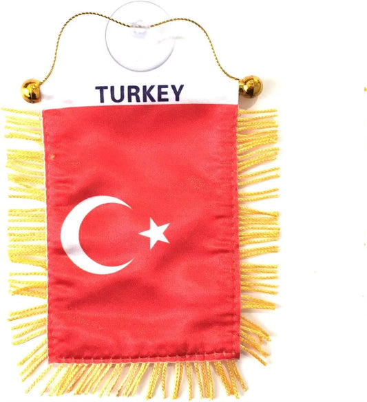 Auto-Rückspiegel-Deko-Fahne Türkei